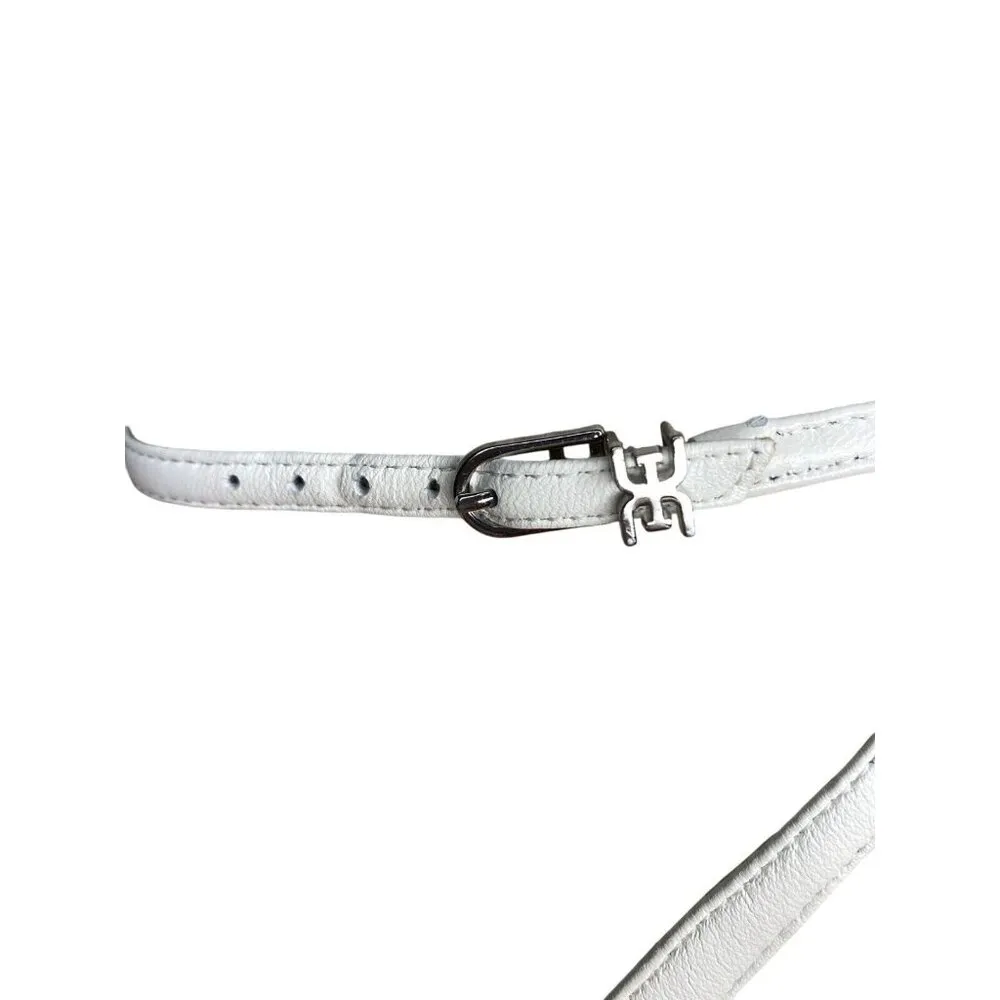 Sam Edelman Kia Women's open toe heels white leather 10 wide - Image 8