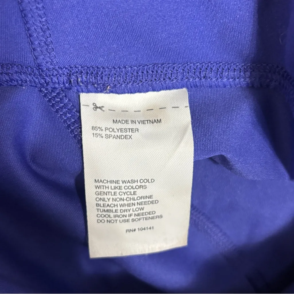 DSG Core Performance Bike shorts Womens M Blue Athletic Short Gym Athleisure Size M - Image 5