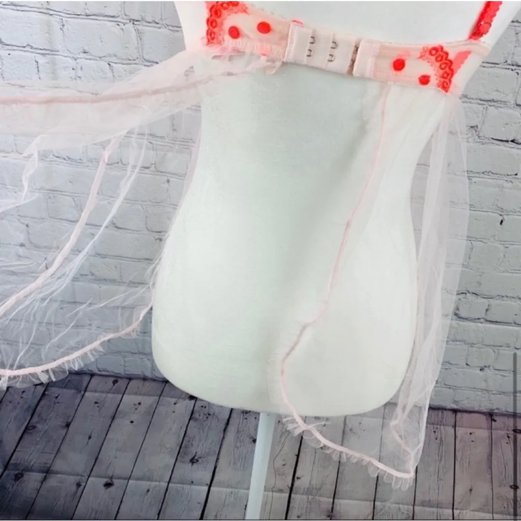 Y2K Fairy 34C/32D- Victoria’s Secret Tulle Babydoll Lingerie Teddy - Image 5