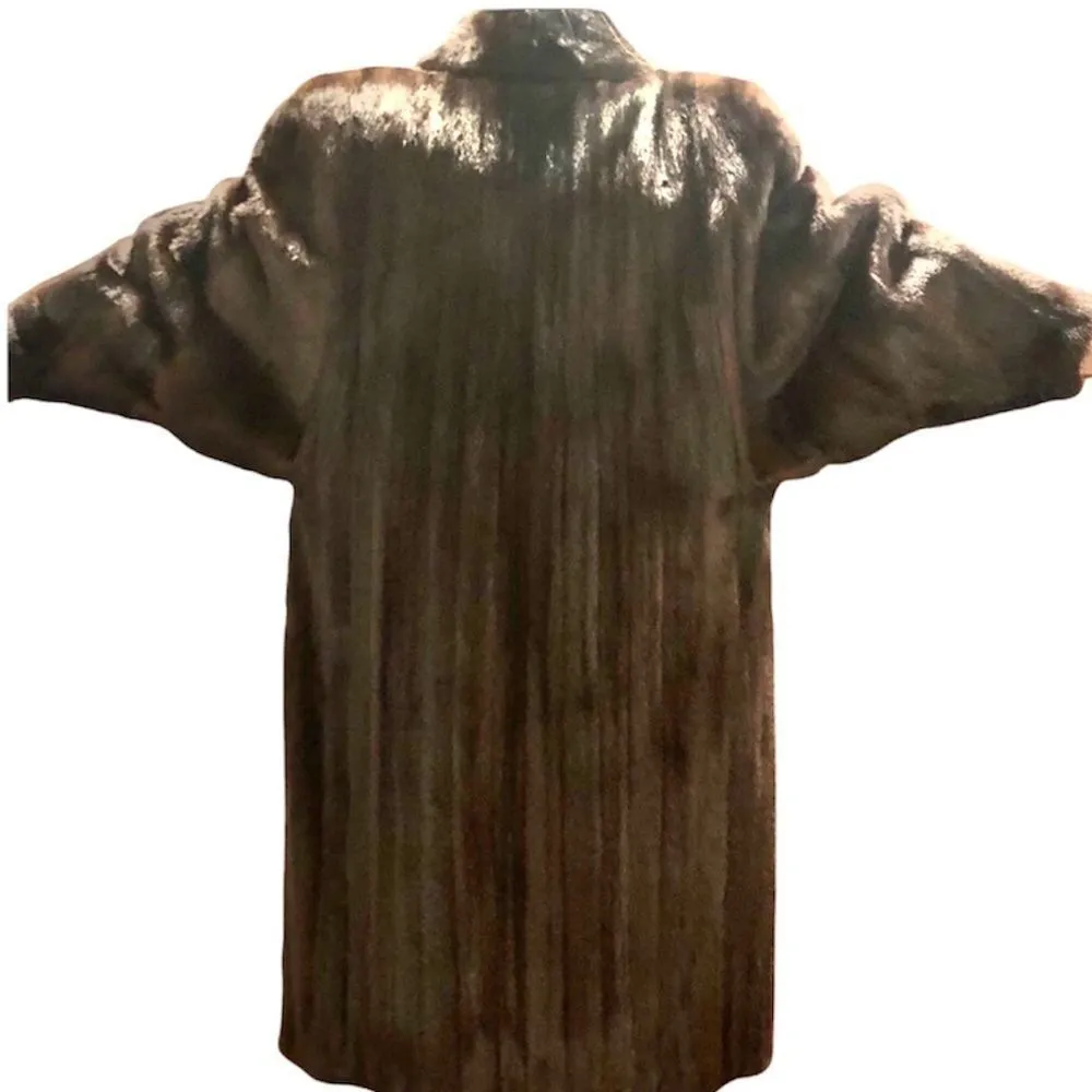 Emilio Gucci Mink Coat🔥 Brown Size XL - Image 6