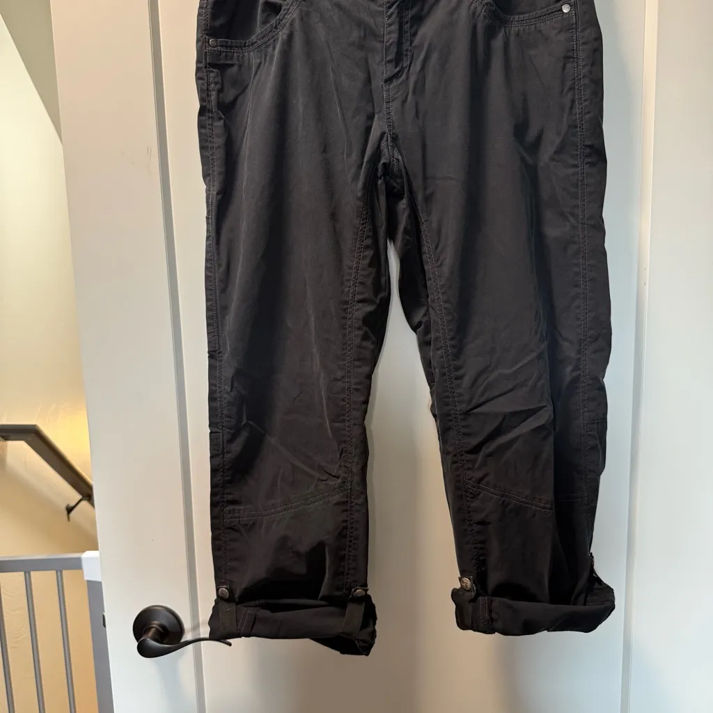 Kuhl Legendary Women's Tech Pant Rollup Hiking Black Mid-Rise Gorpcore Outdoor - Image 4