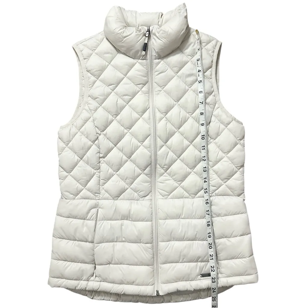 ZeroXposur Elena Quilted Vest with Pockets Full Zip White Size Small - Image 6