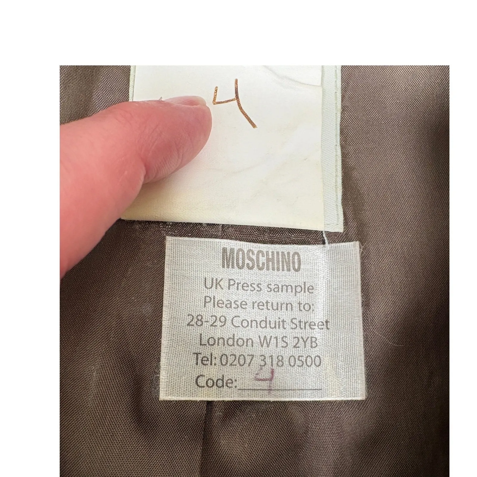 Vintage Moschino Mainline Floral Embroidered Jacket Green US 8 UK Press Sample - Image 11