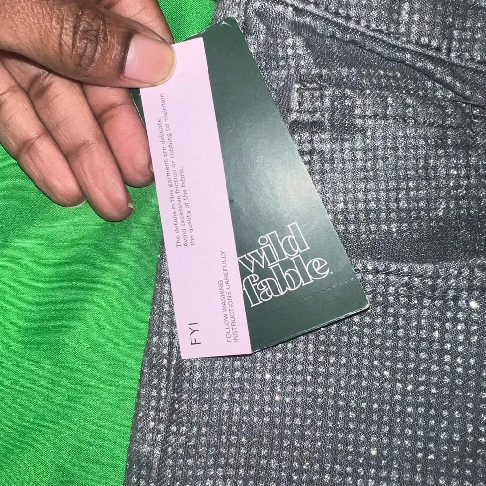 NWT Wild Fable Stylish Gray Jeans size 2 - Image 9