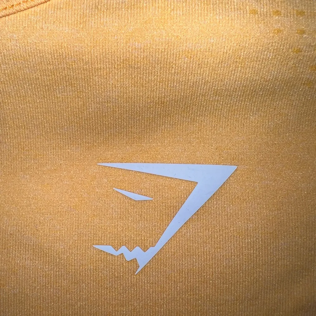Gymshark Long Sleeve Compression Top‎ - Yellow - Image 3