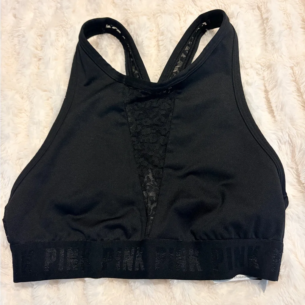 Victoria’s Secret PINK black leopard sports bra - Image 3