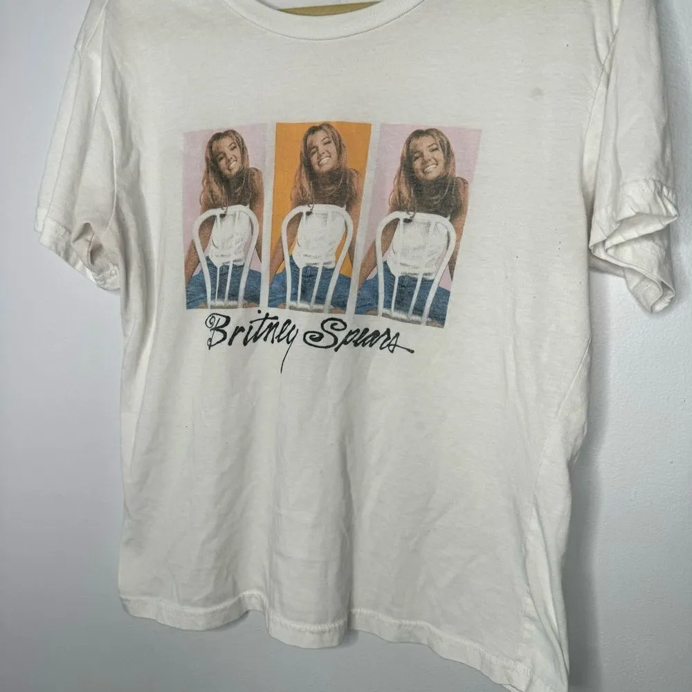 Britney Spears graphic tee White - Image 3