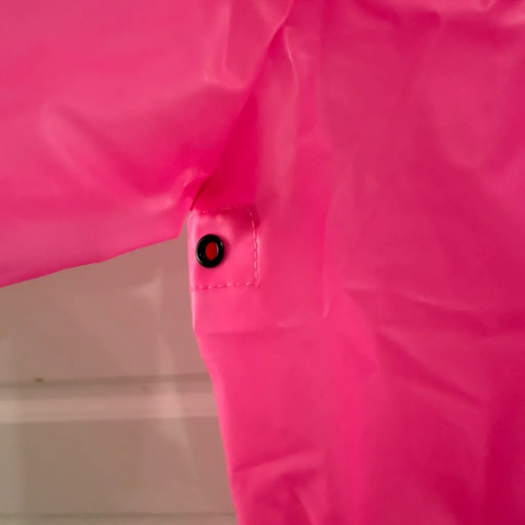 MTA Sport Neon Pink Hooded Jacket Large - Image 4