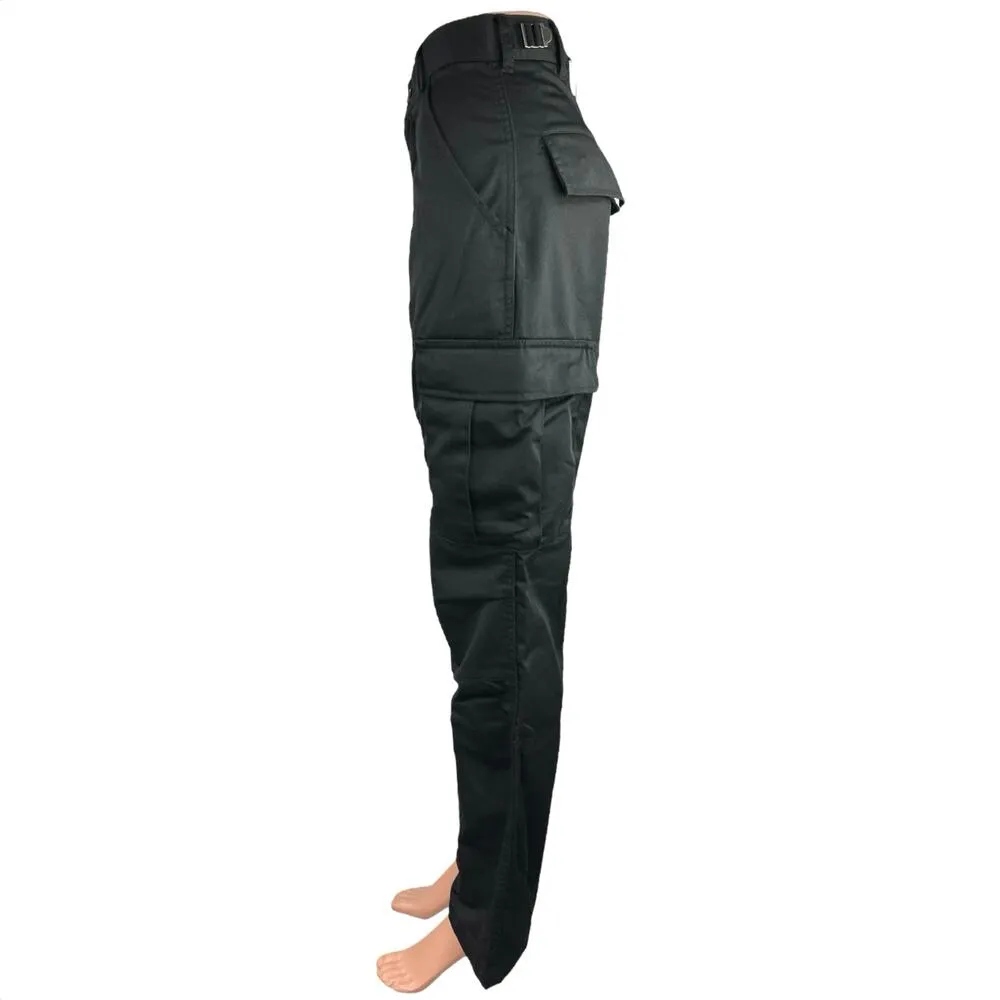 Pacsun Black High Rise Stretch Flared Leg Ankle Cargo Casual Pants Size 26 - Image 2