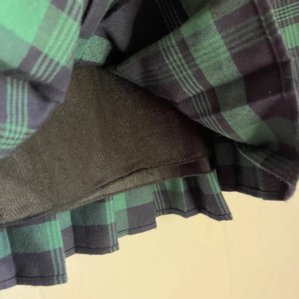 Urban Coco Blackwatch Plaid Pleated Mini Skirt Pull On Stretch Skater Girlhood L - Image 6