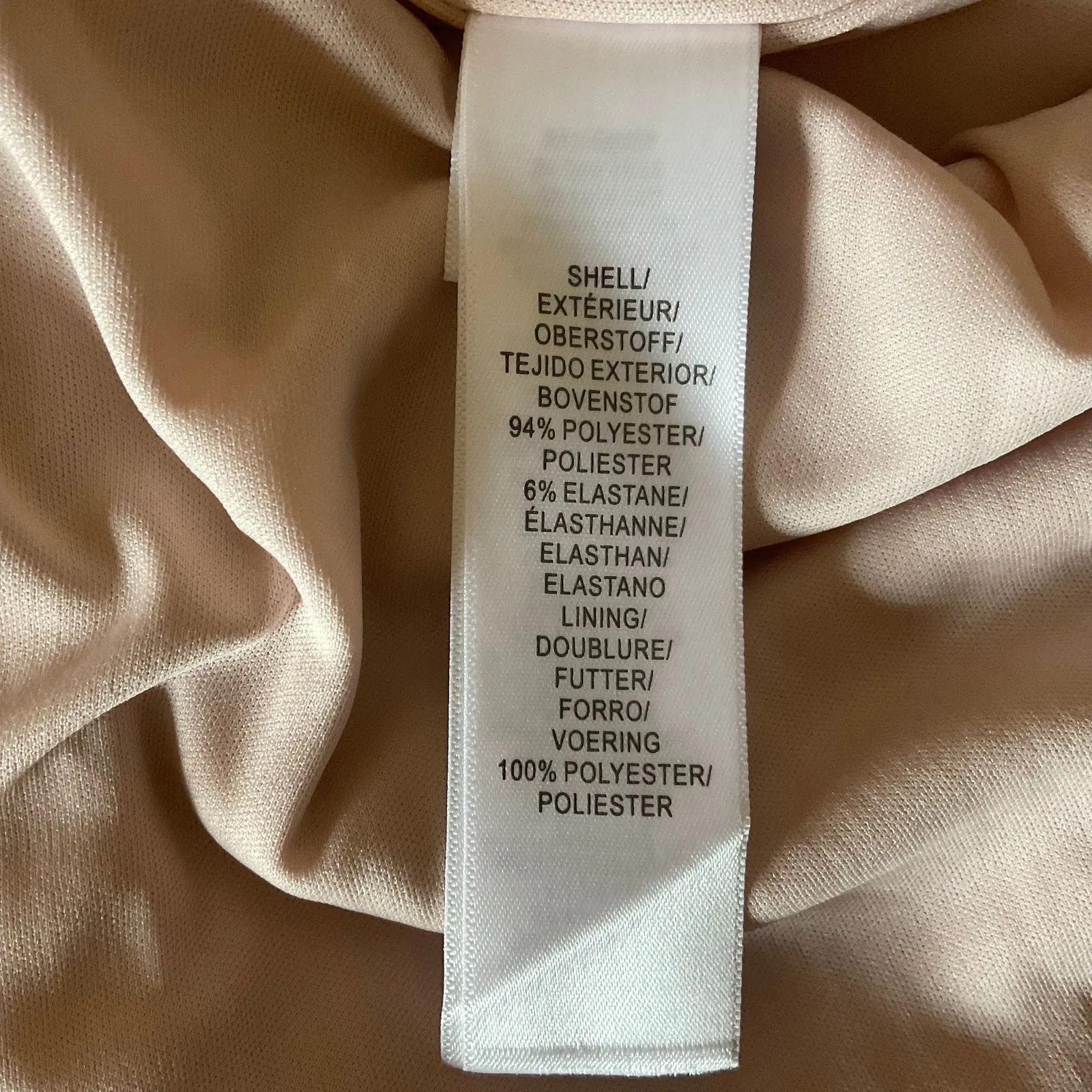 Aidan Mattox Sparkly V-Neck Metallic Long Column Evening Gown Pink Size 4 Dress - Image 11