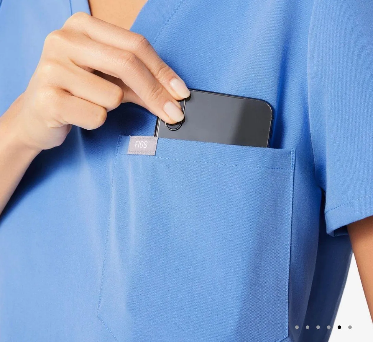 FIGS Catarina Scrub Top - Image 3