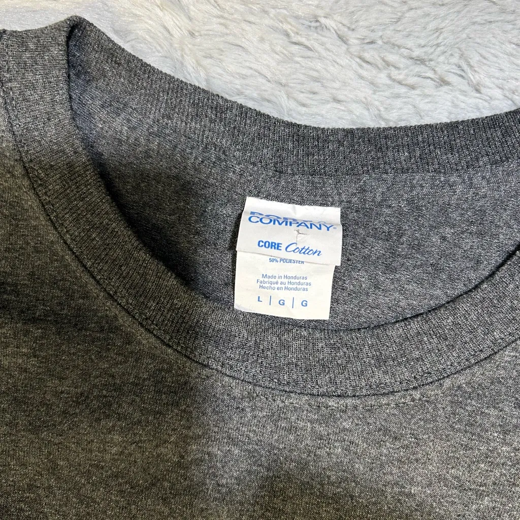 Gray Outer Sea Turtle Banks Graphic Tee Size L - Image 5