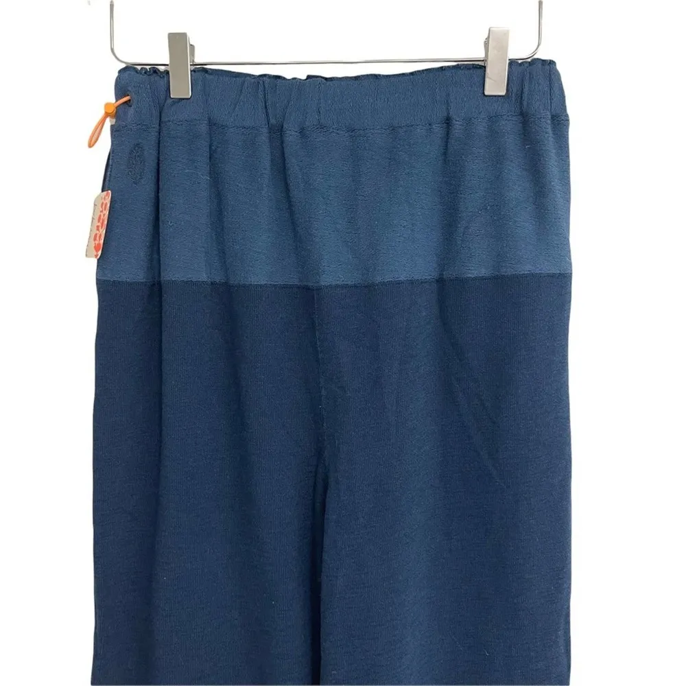 FREE PEOPLE MOVEMENT Surfside Joggers Navy Neon Orange Bungee Cord NWT SZ Small - Image 12