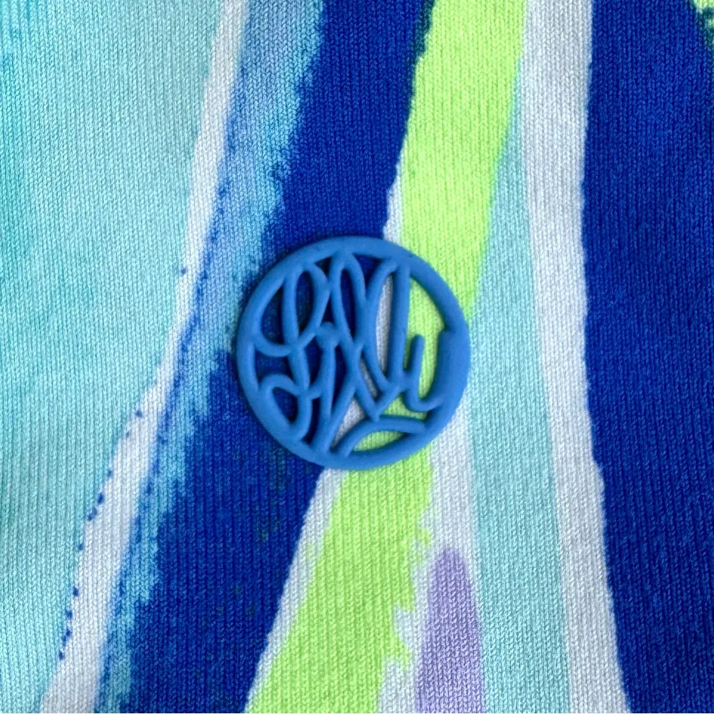 Lilly Pulitzer Luxletic Weekender Leggings XS Shore Perfection Neon Multicolor - Image 8