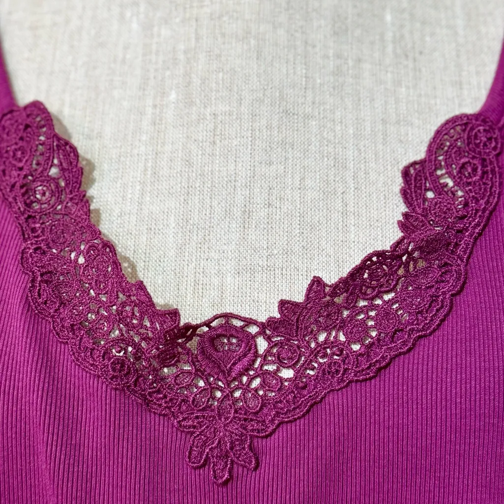 Lauren Ralph Lauren Women's Ribbed Lace Knit Tank Top Purple Blue Size 3X Bundle - Image 13