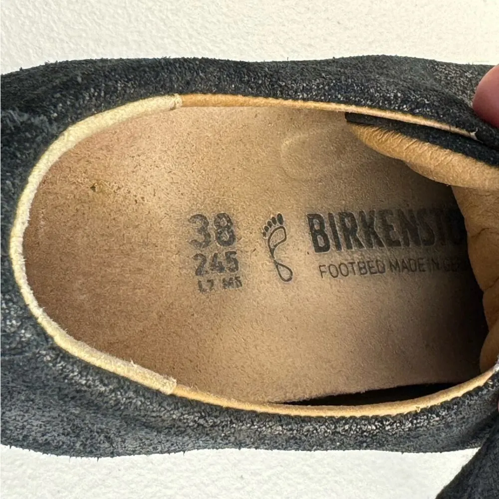 Birkenstock Arran Shoe Unisex Comfort Cork Sneakers Women 7 Men 6 EUR 38 Black - Image 15