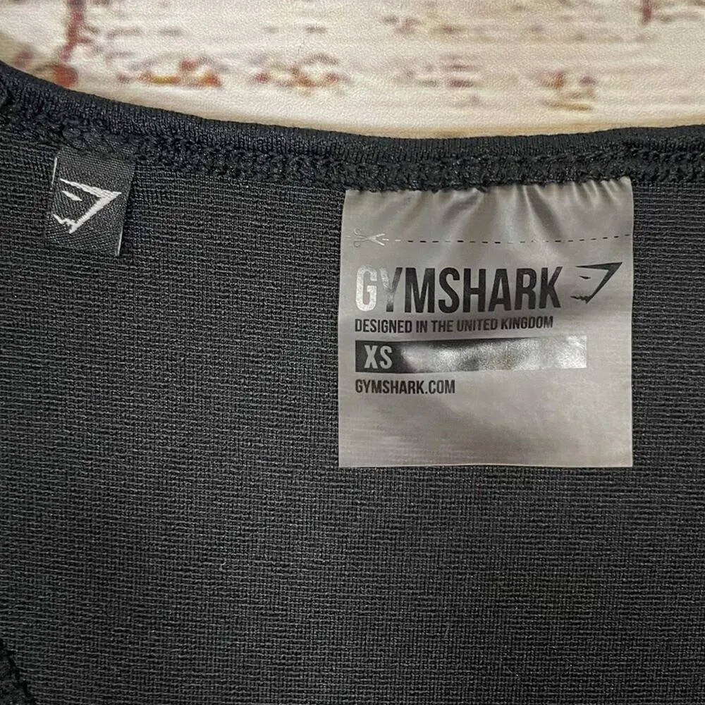 Gymshark Black Racerback Training Tank, EUC, Size XS - Image 5