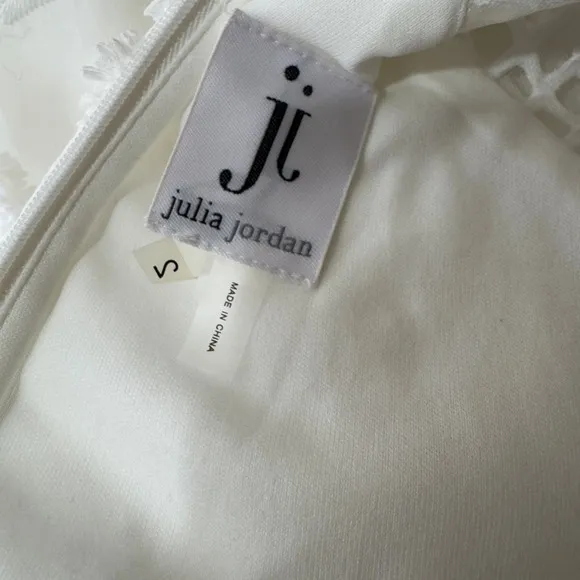 Julia Jordan White Floral Sleeveless Illusion Lace Dress Size‎ 2 NWT $180 - Image 8