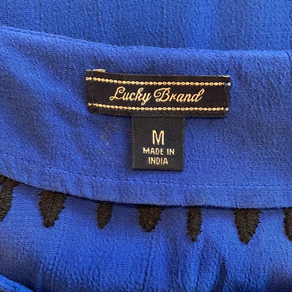 LUCKY BRAND BEADED EMBROIDERED Dress Sz:M - Image 11