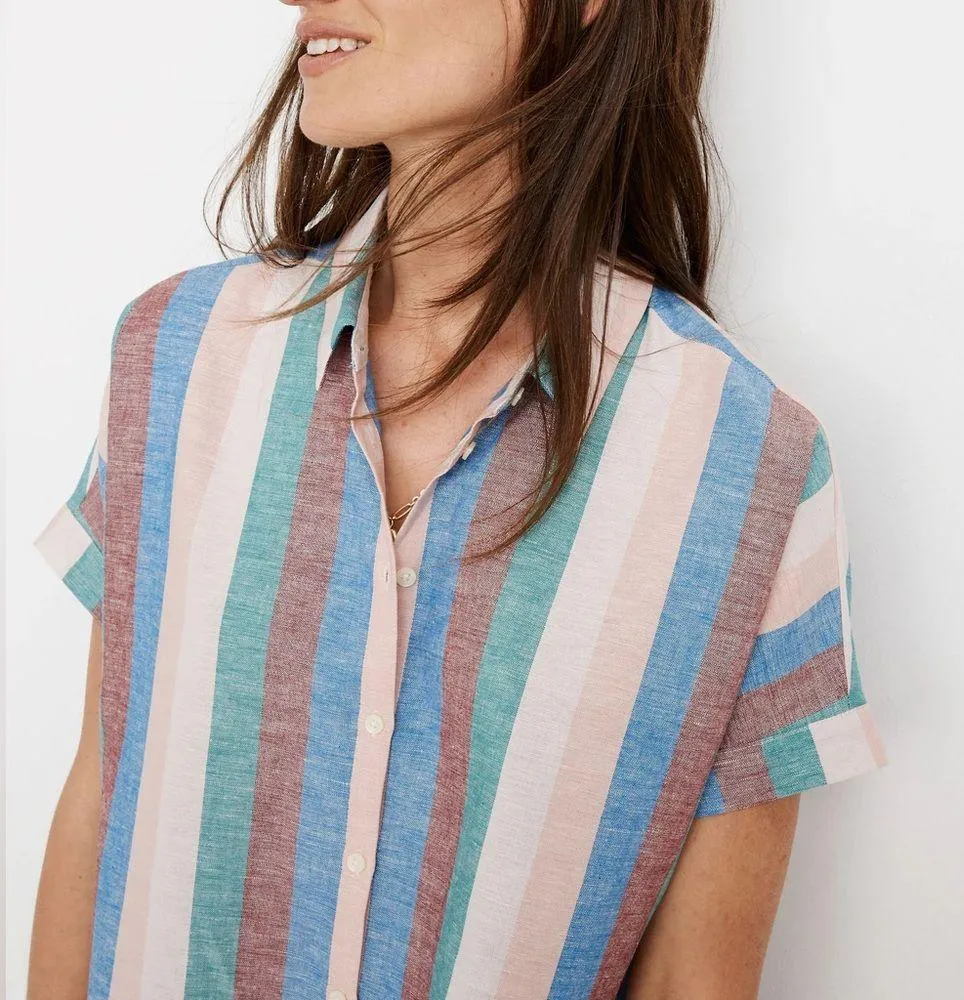Madewell Central Shirtdress in Flagstaff Stripe - Image 3