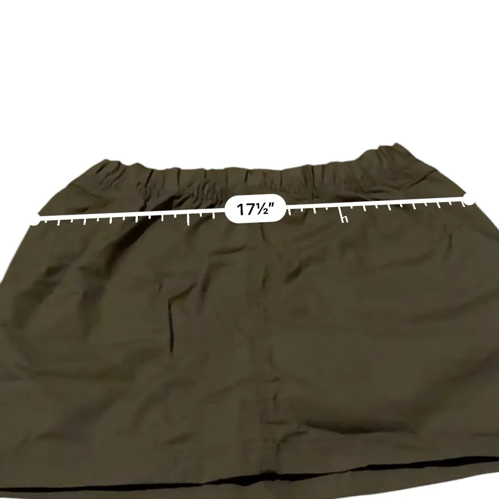 Prana Double Peak Skort in Cargo Green Sz‎ 4 NEW - Image 8
