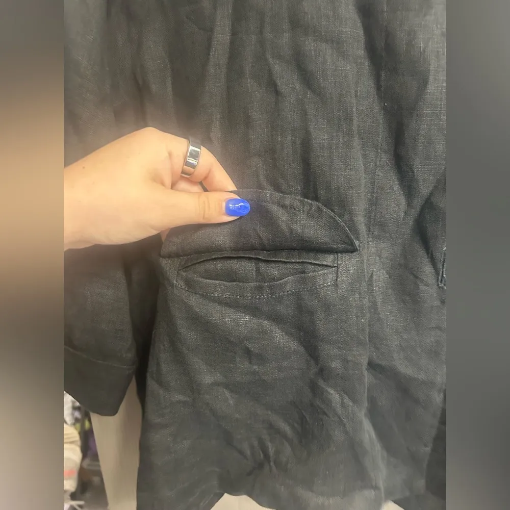 Flax Linen Chore Jacket - Image 3