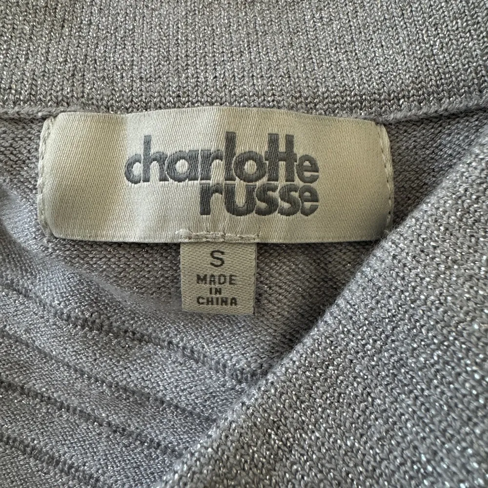 Charlotte Russe  Silver Sparkle Mini Skirt - Image 6