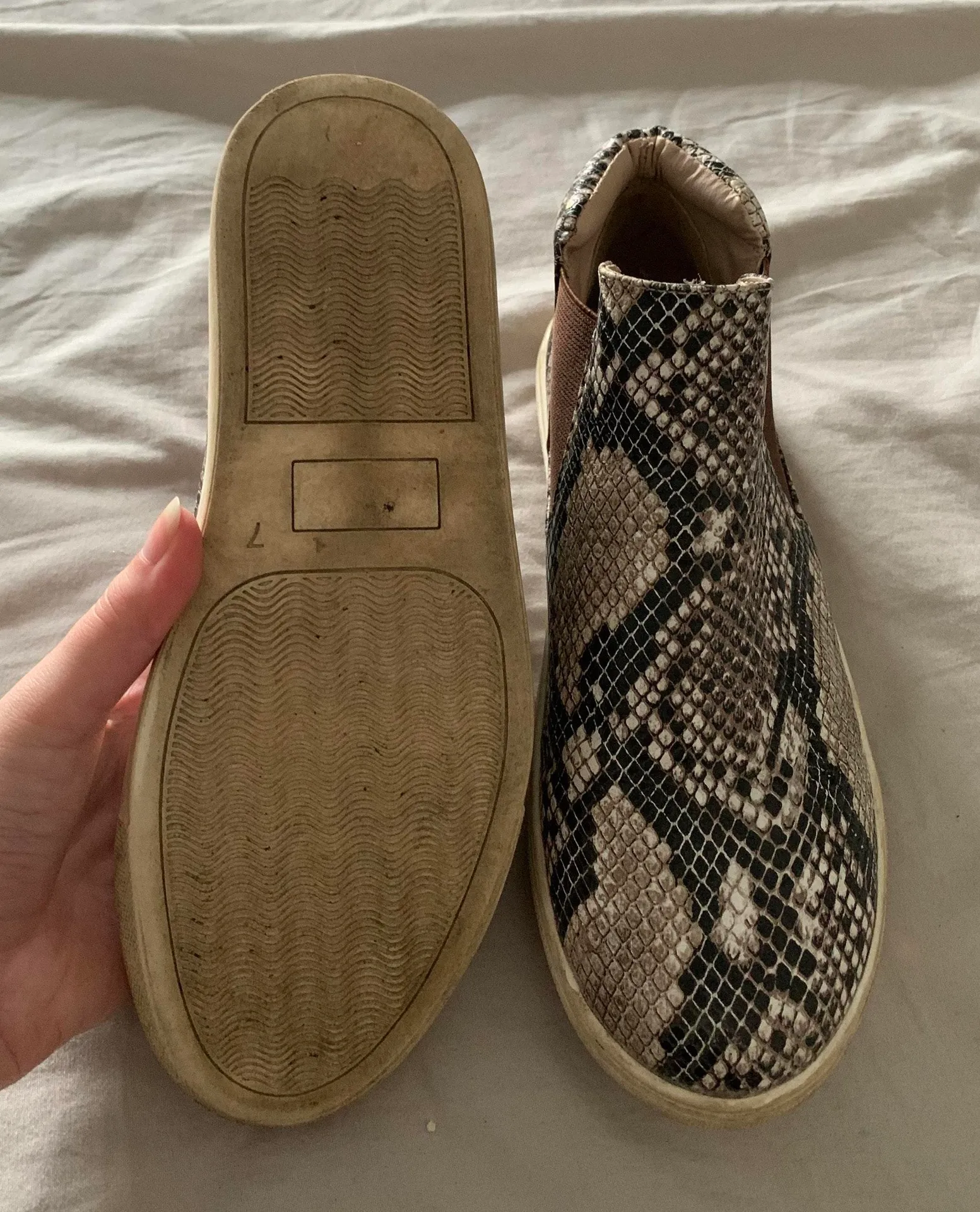 Steve Madden Snakeskin Slip-Ons - Image 7