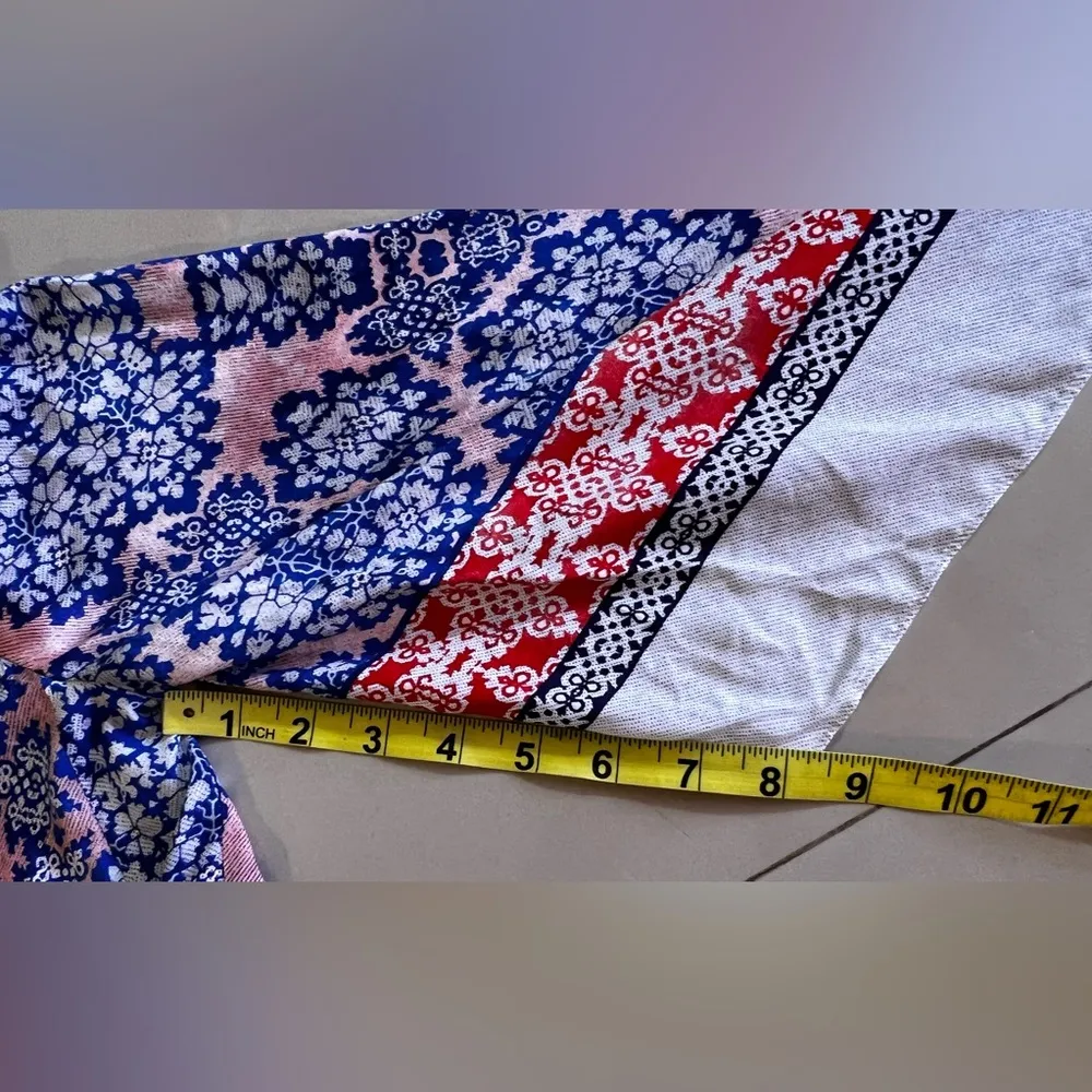 BCBGMAXAZRIA Jenissa Blossoms Kimono-Sleeve Wrap Dress Size XXS multicolor dress - Image 9