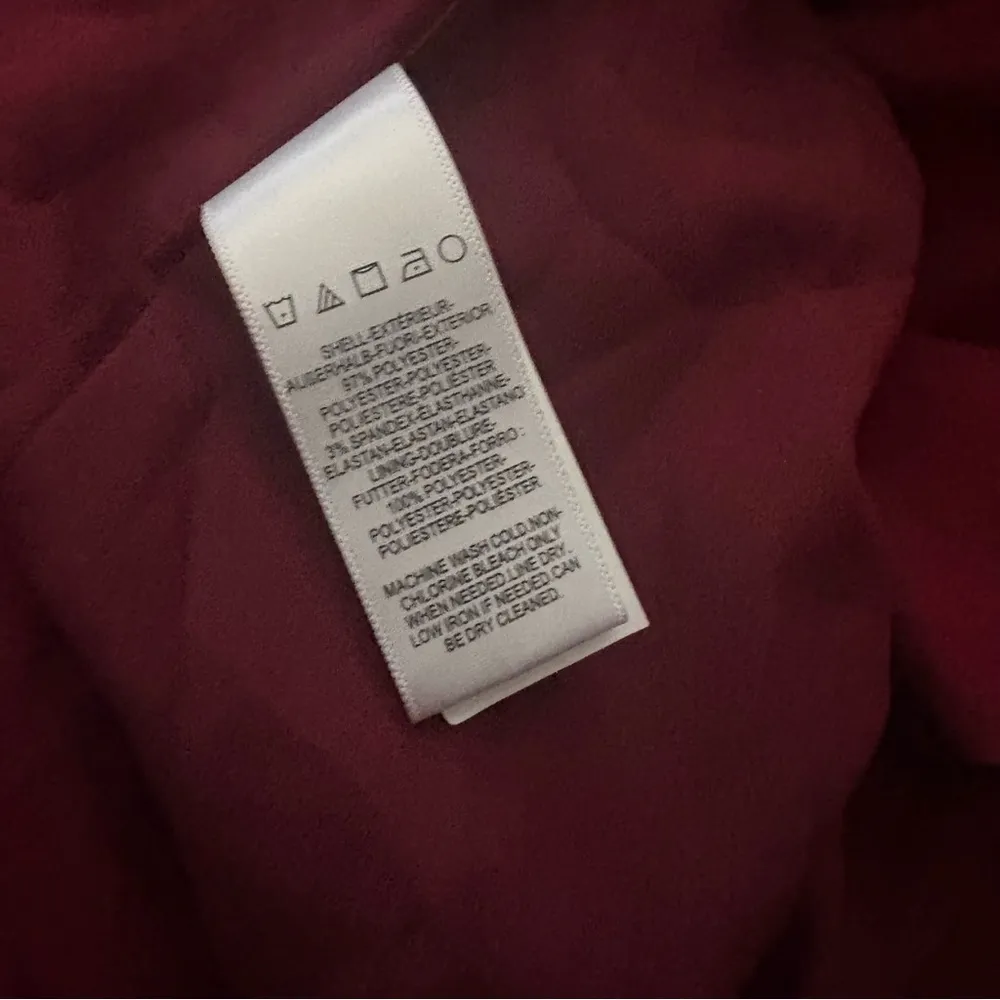 Dress The Population Burgundy Maxi Dress Size XL - Image 8