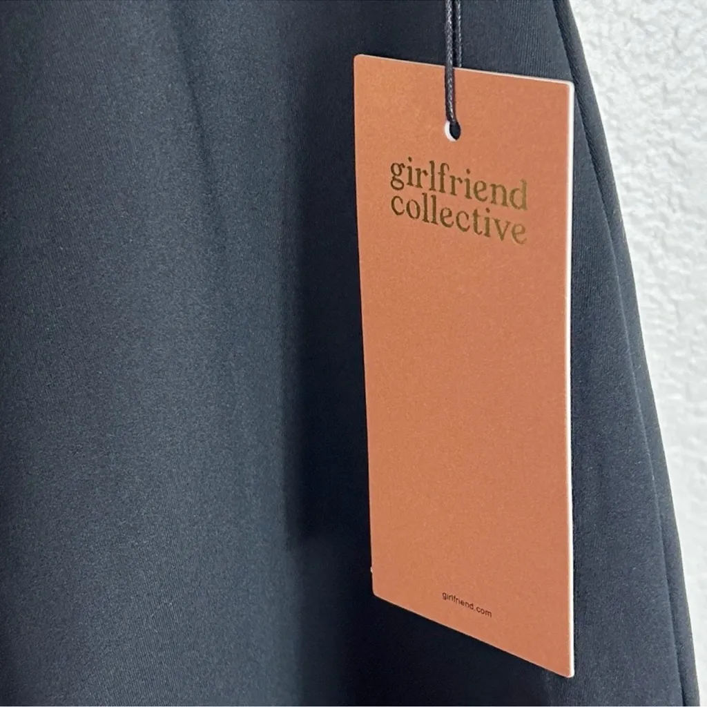 NWT Girlfriend Collective black Paloma athletic dress built in shorts size XS - Image 9