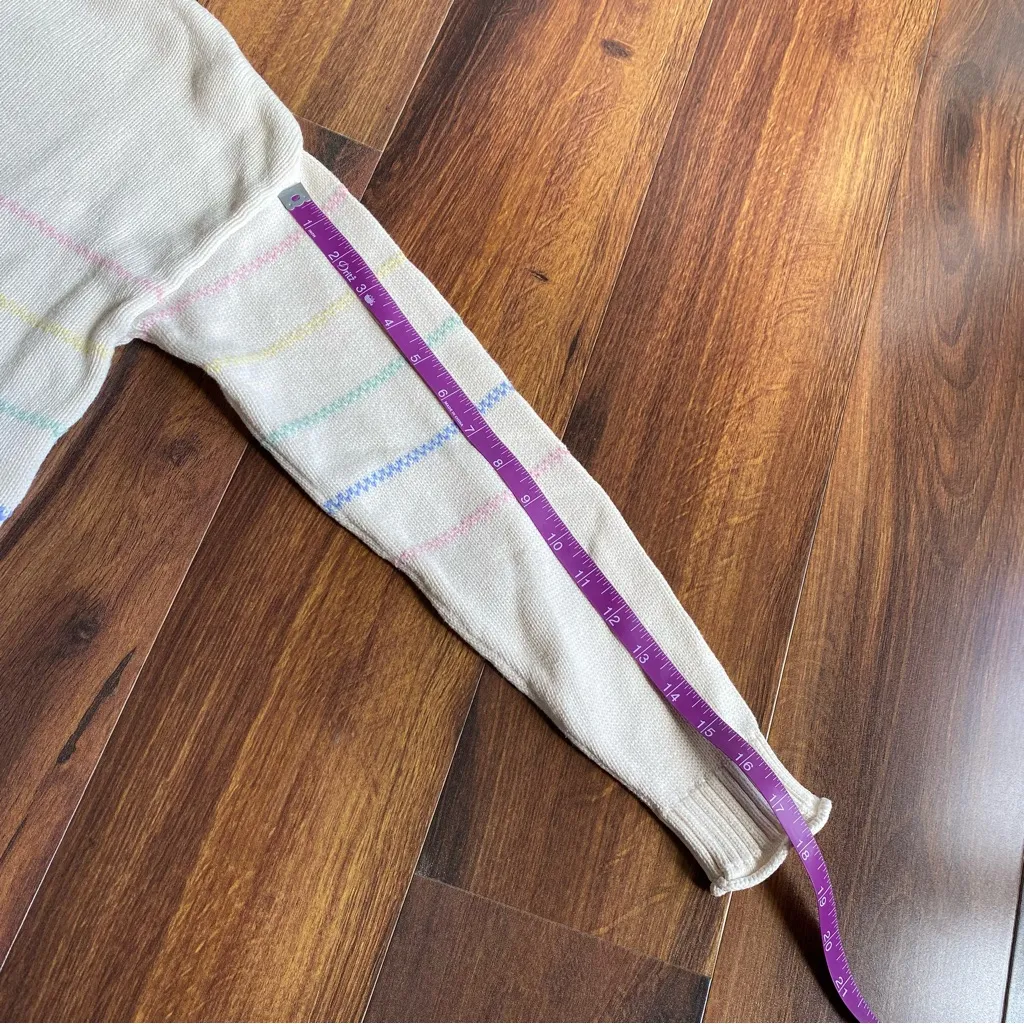 Woolovers 100% Organic Cotton High Neck Guernsey Jumper Roll Neck Knit Sweater - Image 7