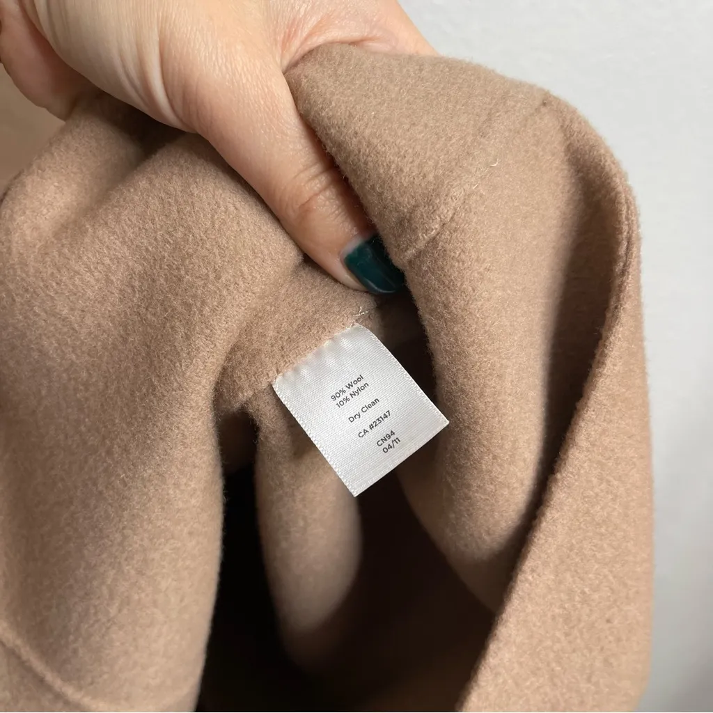 Talbots Wool Neutral Two Piece Dress & Jacket Set Size 14/16 - Image 4