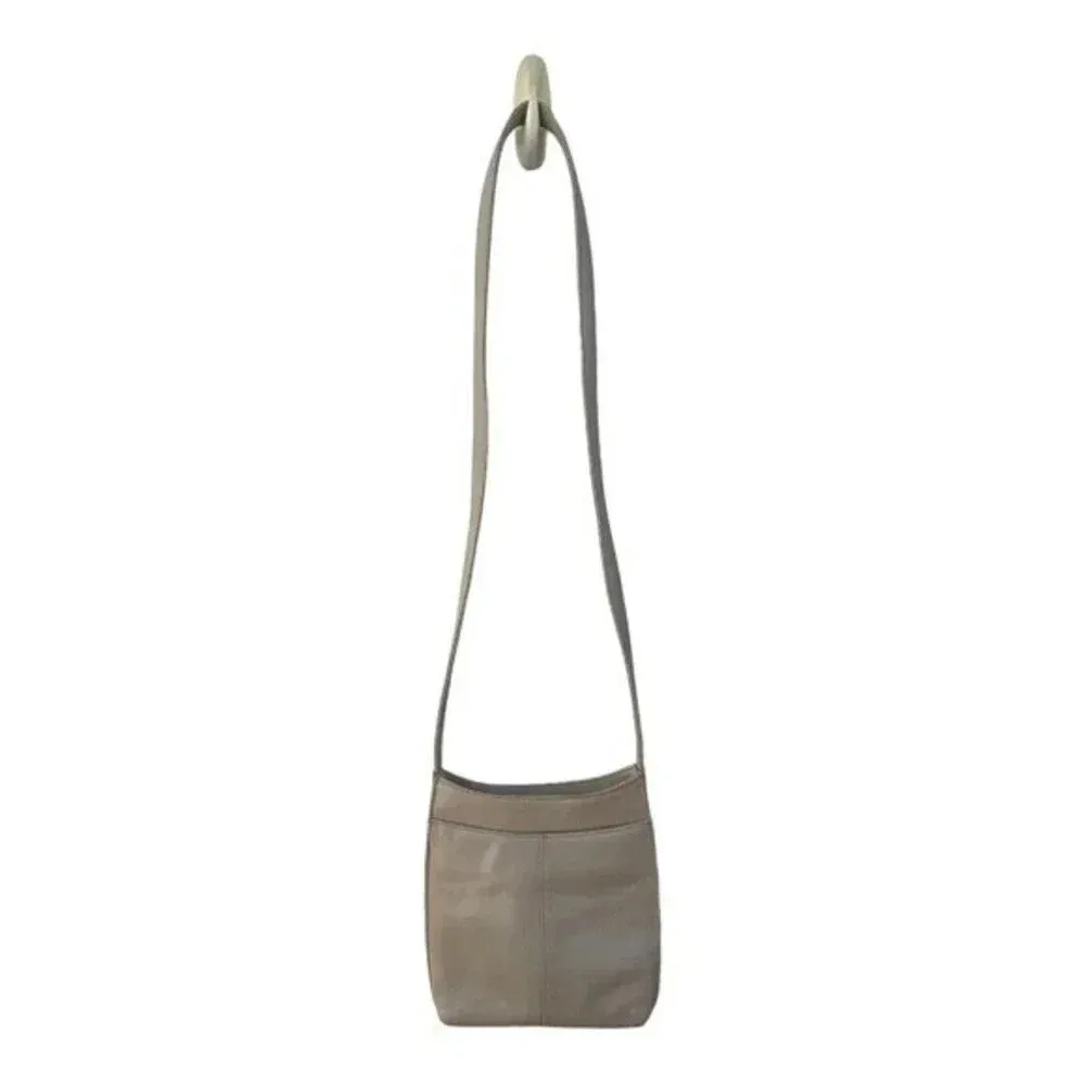 Jones New York Vintage Leather Shoulder Bag‎ Slim Purse Bone​​​ - Image 10