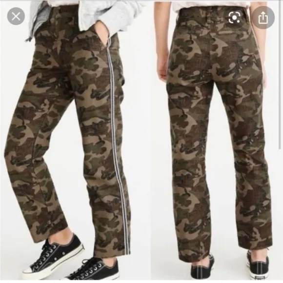 Abercrombie & Fitch Annie High Rise Camo Pants Size 27/4R (Hemmed/Altered) - Image 2