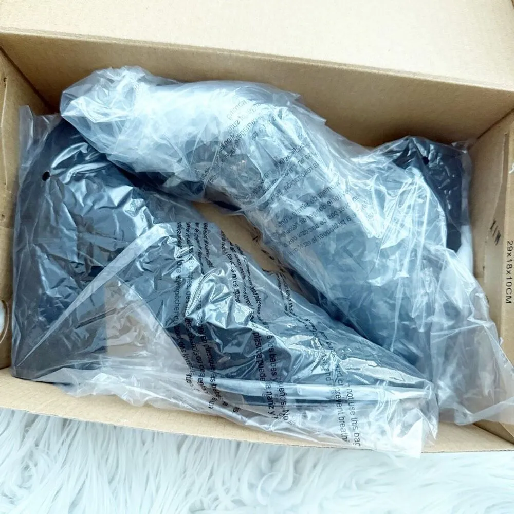 MIX NO. 6 | Black Ommi 3.5" Block Heel Heels Pump Pumps Microsuede | Size 9 - Image 7