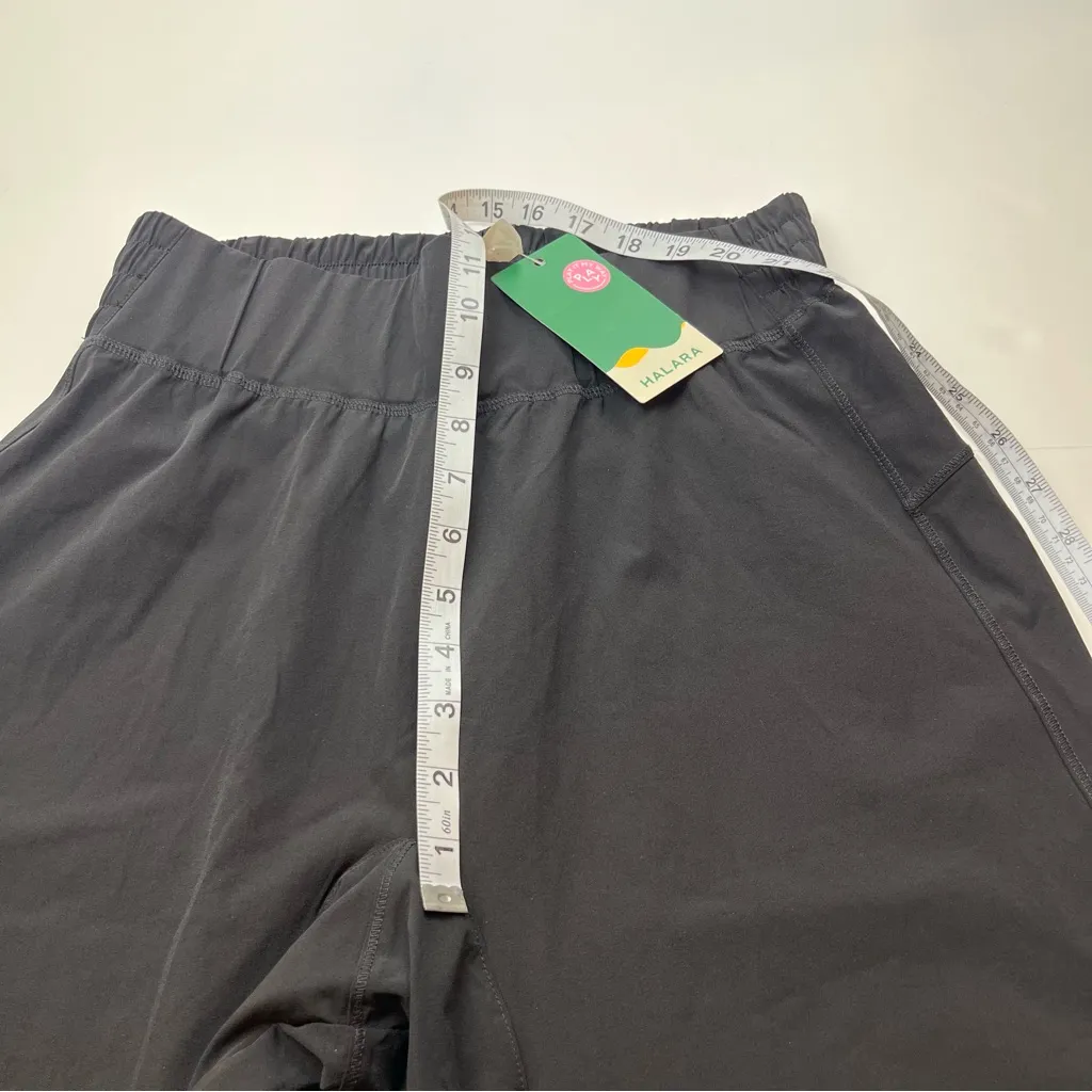 Halara Women High Waisted Elastic Waistband Jogger Pant Black Medium Petite NEW - Image 6