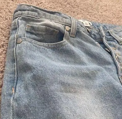 Nordstrom bp. Light wash blue button up mom High Waisted jeans - Image 7