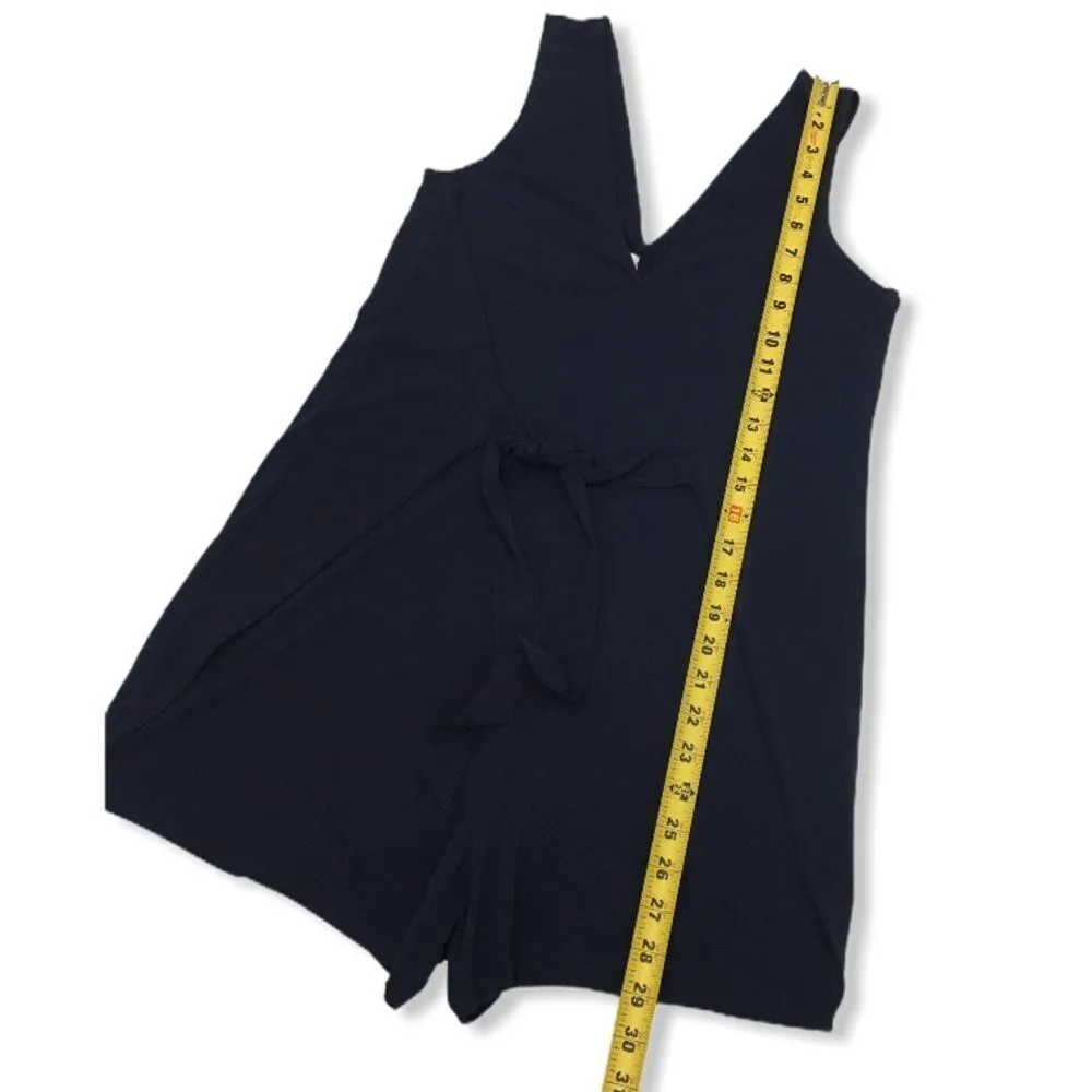 BCBGeneration Navy Tie Front  Romper - Image 9