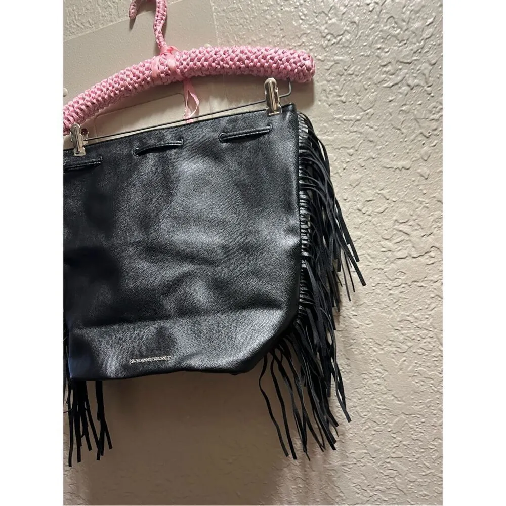 Victoria’s Secret Black Fringe Backpack - Image 2