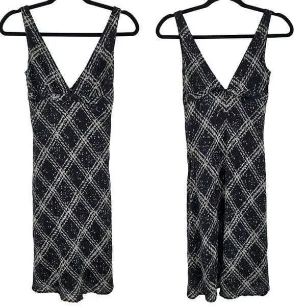 NWT Vintage Victoria's Secret dress for silk black plaid - Image 2