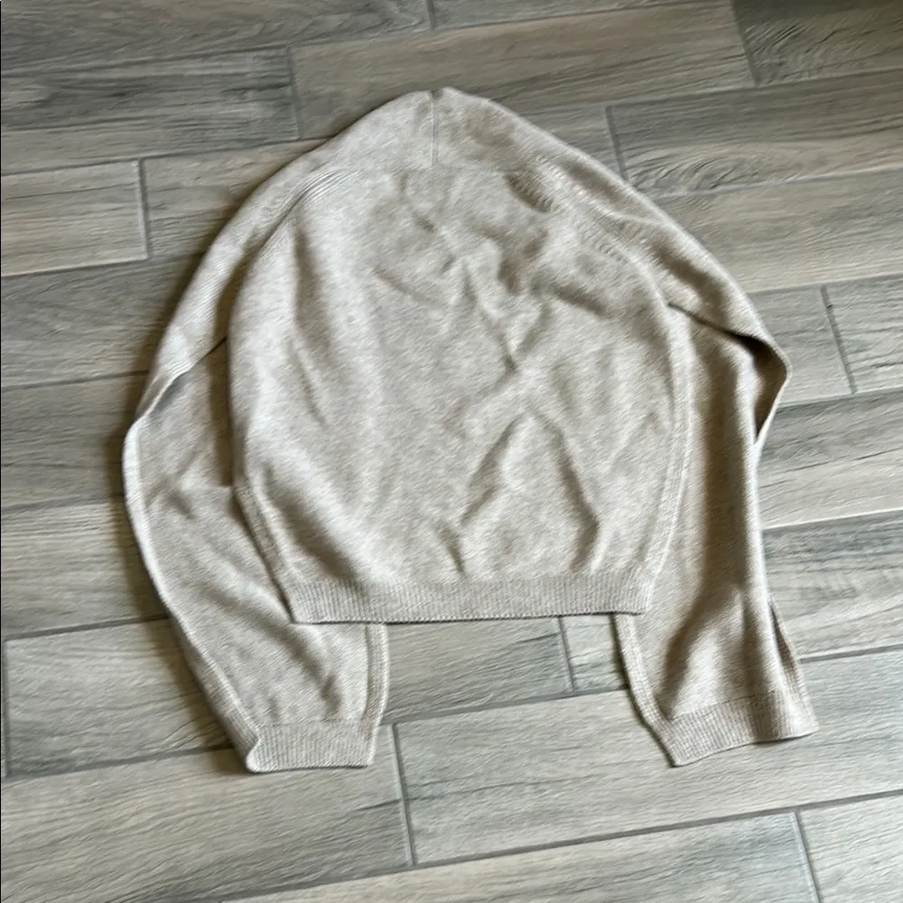 Cream Shrug cape with Relaxed Silhouette Size undefined - Image 4