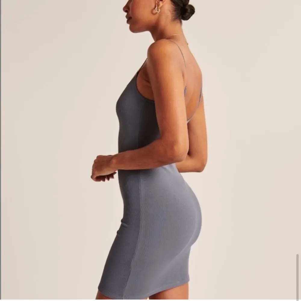 Abercrombie & Fitch Soft AF collection body con mini dress sage green size s - Image 9