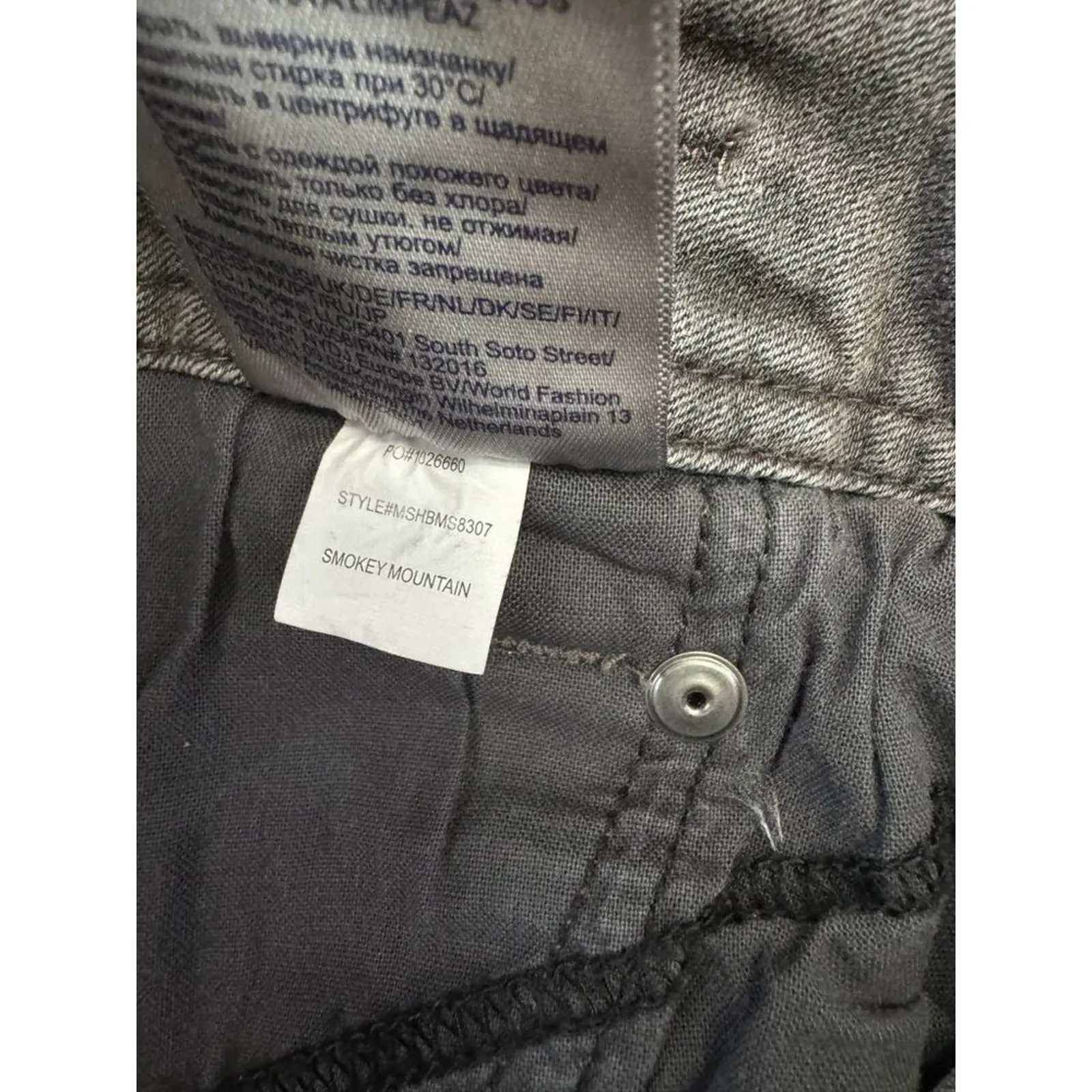 NYDJ Marilyn Straight Smokey Mountain Lift Tuck Size 14 - Image 9