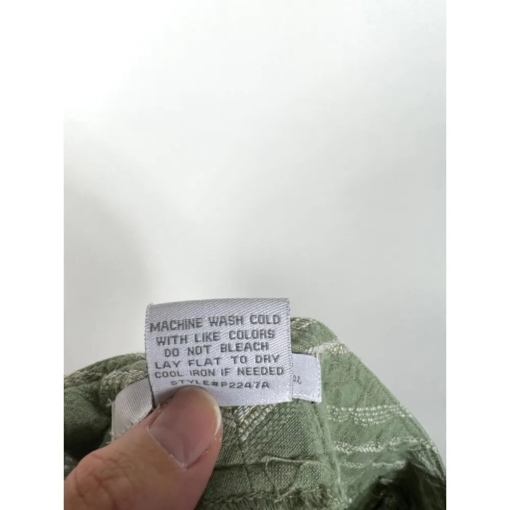 Charlotte Russe green linen capris‎ - Image 6