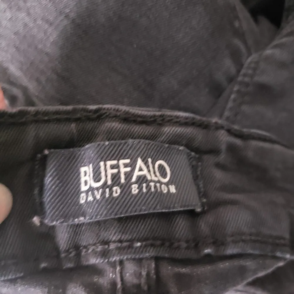 Buffalo David Bitton Black Hope Mid-Rise Skinny Stretch Jeans Women's Size 27 - Image 11