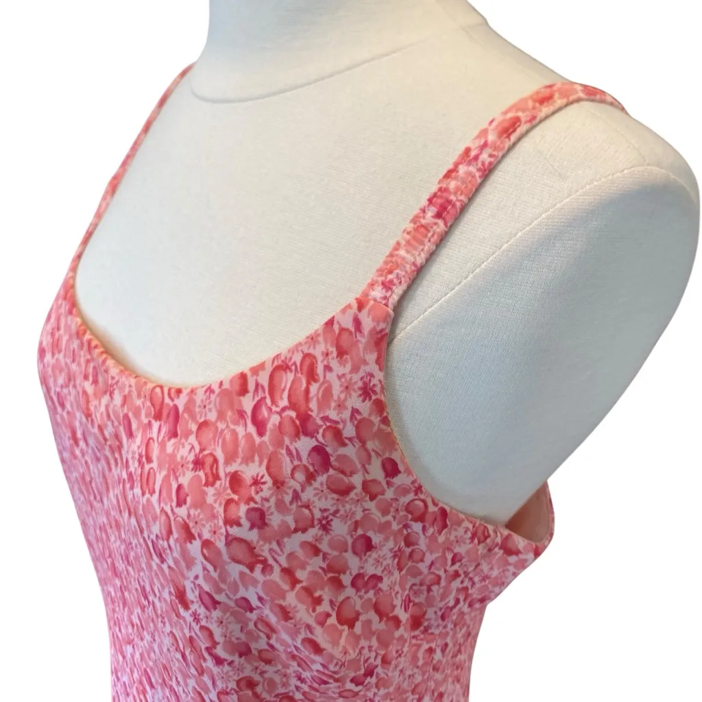 Vintage 90s Pink Floral Maxi Slip Dress | Coquette Cottagecore Boho - Image 7