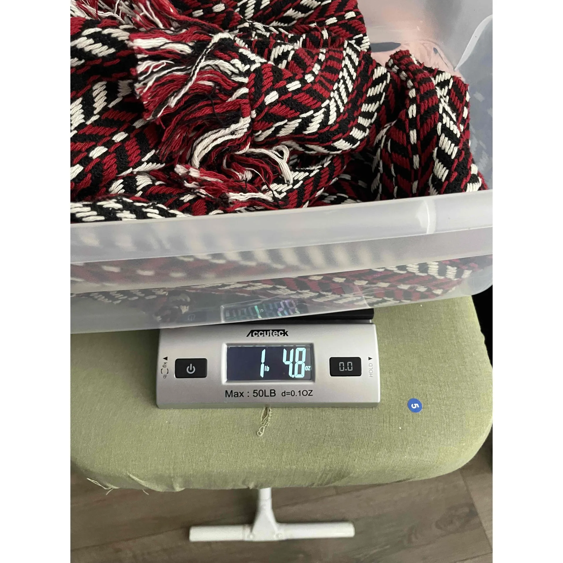 Everly Women's Tweed Herringbone Fringe Boho Open Front‎ Jacket Medium - Image 9