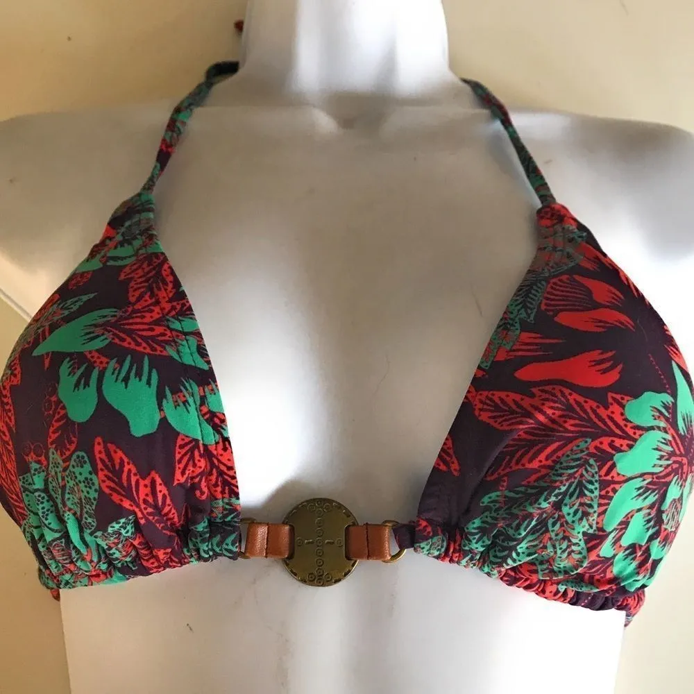 Sofia by ViX Triangle Bikini Top Green Size M - Image 7